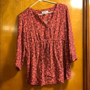 Motherhood maternity large button down blouse